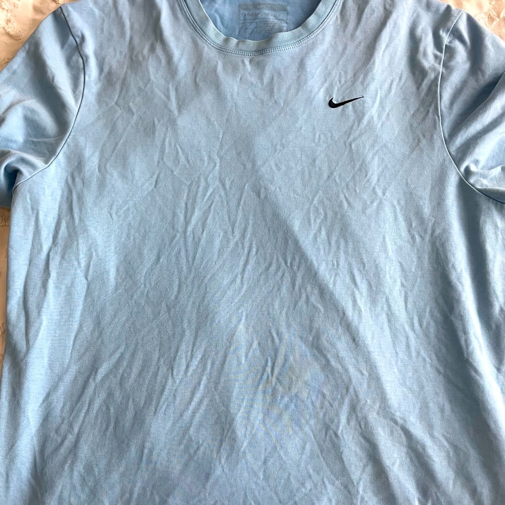 blue nike tee